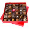 Boite chocolat rouge